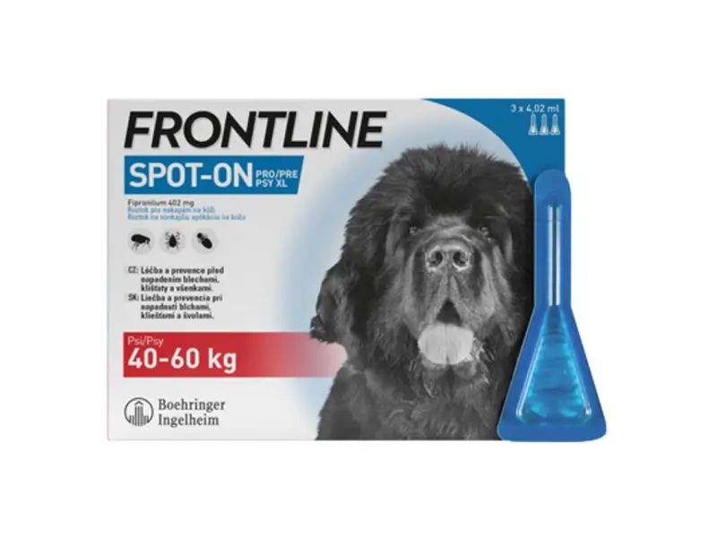 FRONTLINE SPOT on DOG XL NAD 40kg 3ks