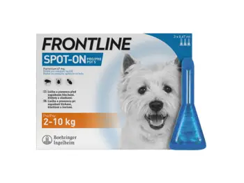 FRONTLINE SPOT on DOG S 2-10kg 3ks