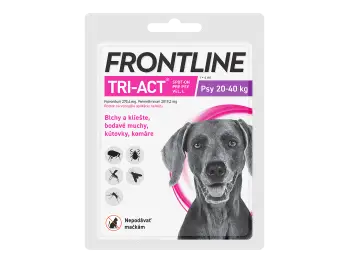 Frontline Tri-Act pro psy Spot-on L (20-40 kg) 