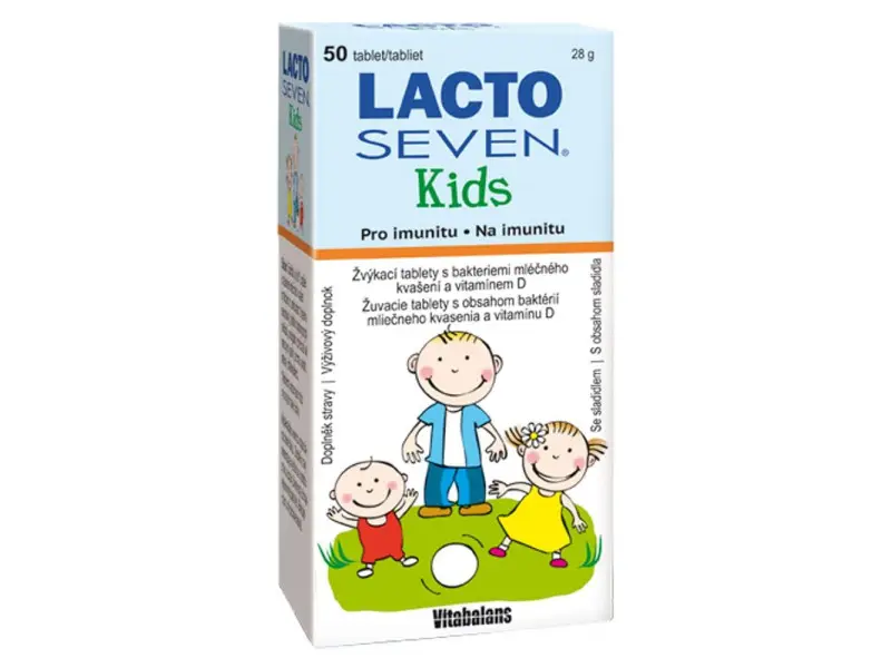 Vitabalans LACTOSEVEN KIDS 50tbl