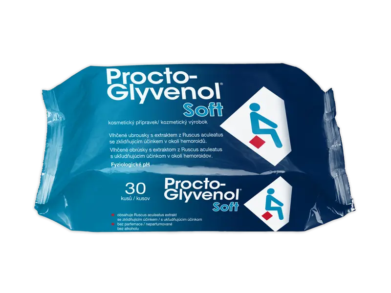 PROCTO-GLYVENOL SOFT VLHČENÉ OBRÚSKY 1x30ks