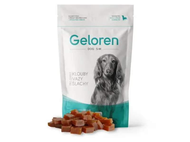 GELOREN DOG small 180g žuvacie tablety