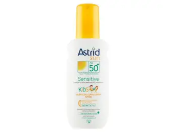 ASTRID SUN SENSITIVE Detské mlieko OF 50+ v spreji, na opaľovanie 1x150 ml