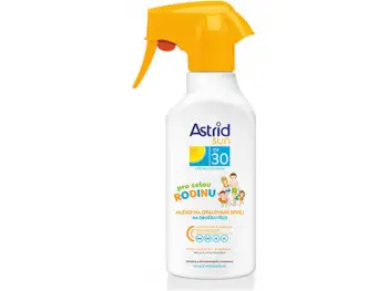 ASTRID SUN Rodinné mlieko na opaľovanie OF 30 v spreji 270 ml