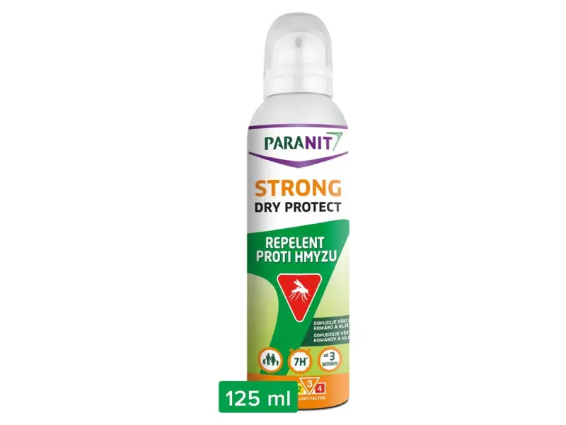 PARANIT STRONG DRY PROTECT repelent proti hmyzu 1x125 ml