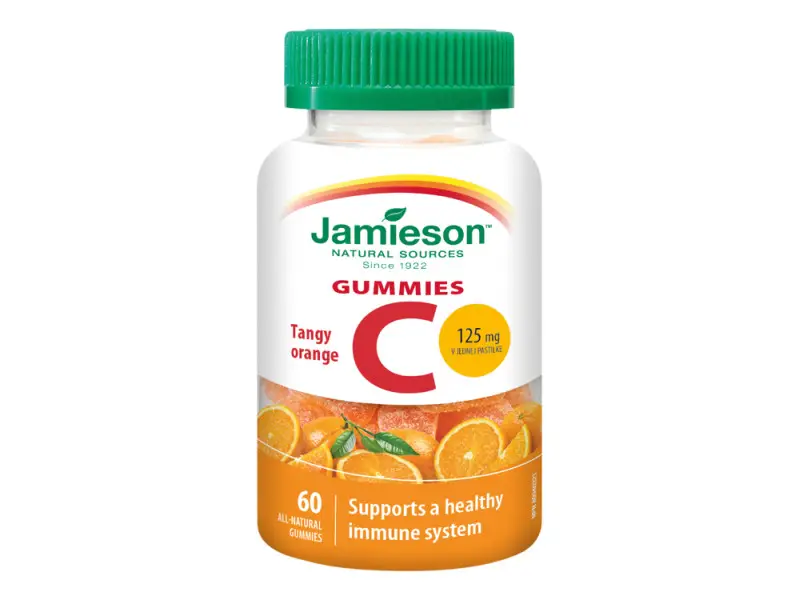 JAMIESON VITAMÍN C GUMMIES POMARANČ 60ks