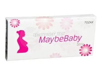 MaybeBaby strip 2v1 tehotenský test (pásik) 1x2 ks