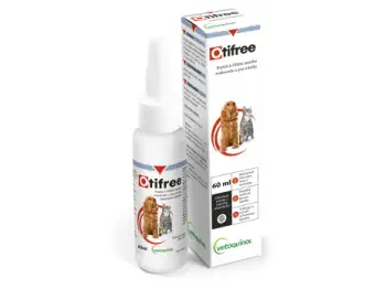 Otifree roztok na čistenie uší psov a mačiek 1x60 ml