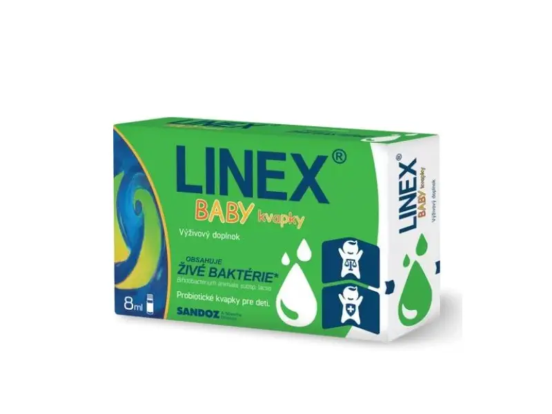LINEX baby kvapky + Vitamín D3