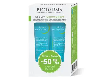 Bioderma SEBIUM Gél moussant DUOPACK 1+1 (200ml+200ml)