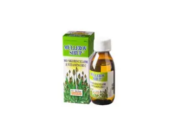 MÜLLEROV SIRUP SO SKOROCELOM A VITAMÍNOM C BEZ CUKRU 245ml