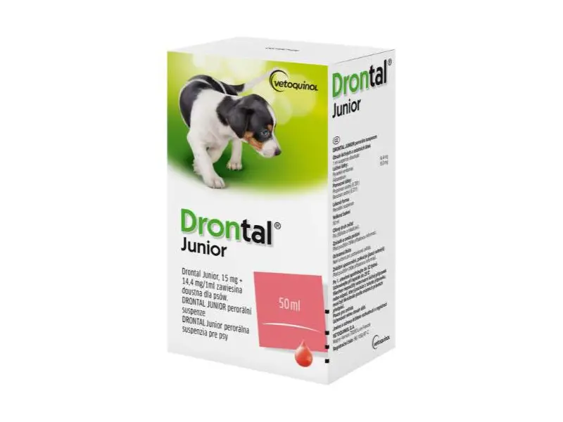 Drontal  JUNIOR perorálna suspenzia pre psy 50 ml