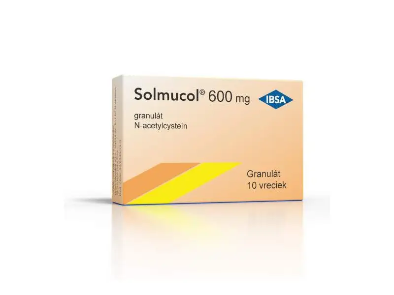 SOLMUCOL 600mg  10 vrecúšok