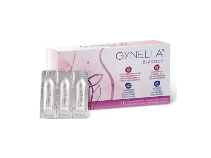 GYNELLA Balance vaginálne čípky 10 ks