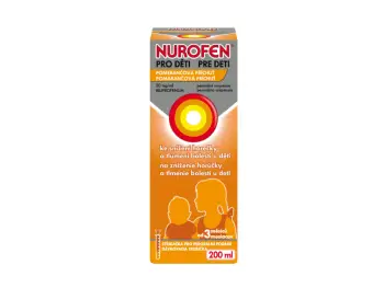 NUROFEN PRE DETI POMARANČ 200ml sirup