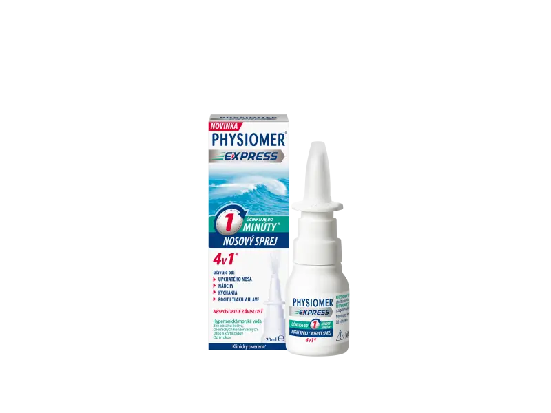 Physiomer EXPRESS 4v1 20ml hypertonický