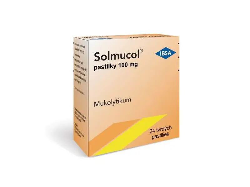 Solmucol pastilky 100 mg 24ks