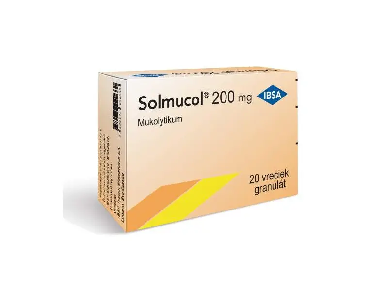 Solmucol 200 mg  vrecúška 20ks