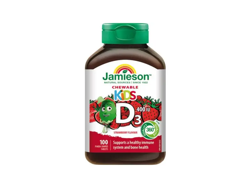Jamieson Vitamín D3 Kids 400 IU 100 tbl