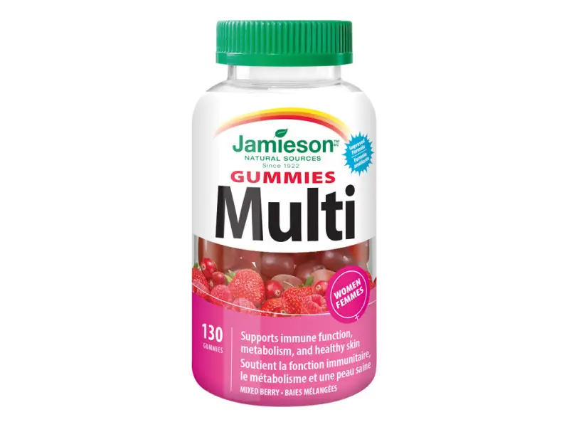 JAMIESON MULTI GUMMIES  želatínové pastilky pre ženy 130ks