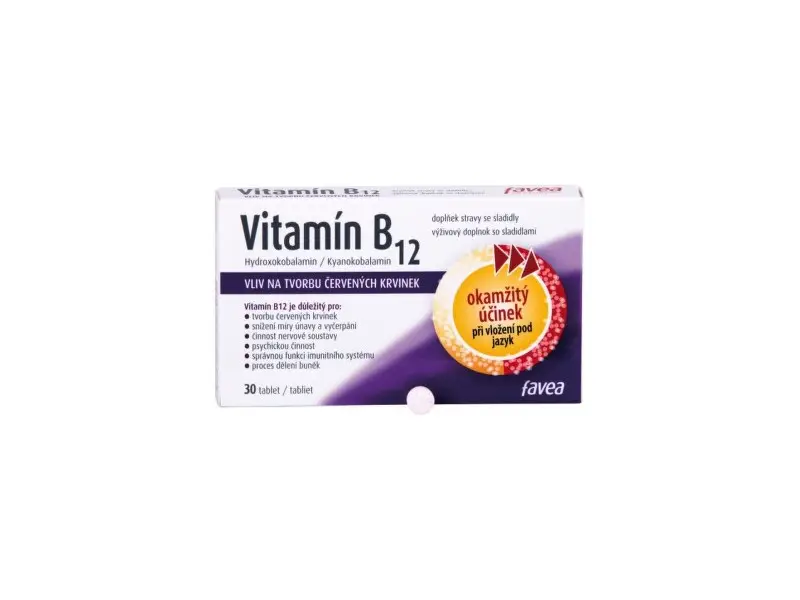 favea Vitamín B12 tbl  30 ks