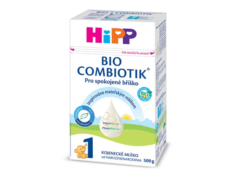 HiPP 1 BIO Combiotik počiatočná mliečna dojč. výživa (od narodenia) 1x500 g