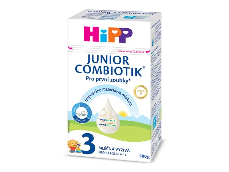 HiPP 3 JUNIOR Combiotik mliečna batoľacia výživa (od 1 roku ) 1x500 g