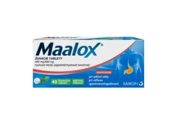 MAALOX  žuvacie tablety 40 tbl príchuť mäta