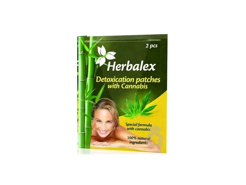 HERBALEX DETOX.NAPLAST S KONOPOU 2KS