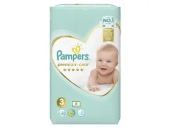 PAMPERS PREMIUM CARE 3 Midi detské plienky   5-9 kg  60 ks