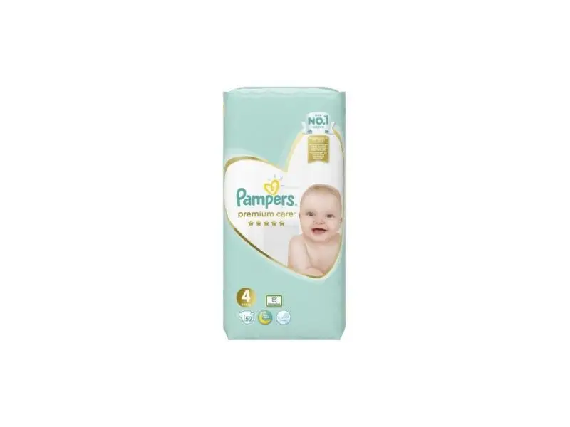 PAMPERS PREMIUM CARE 4 Maxi detské plienky 8-14 kg   52 ks