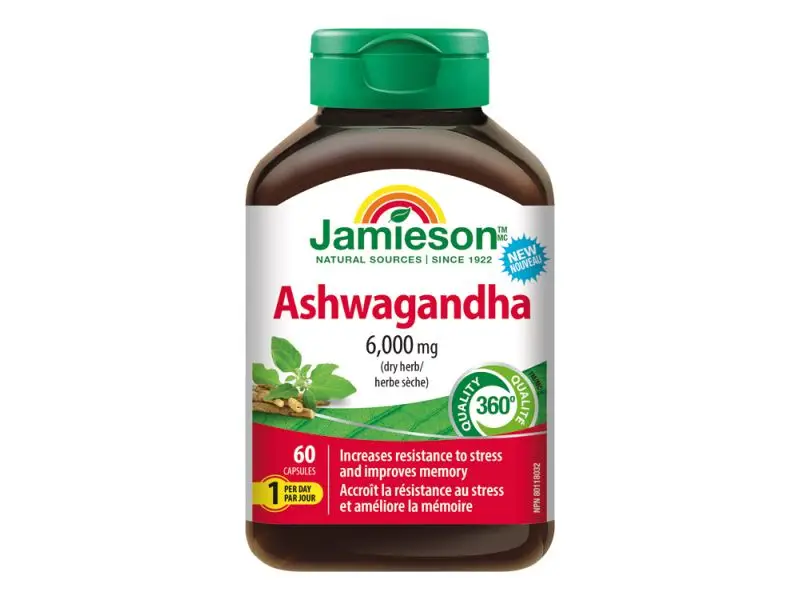 Jamieson ASHWAGANDHA 60 kapsúl