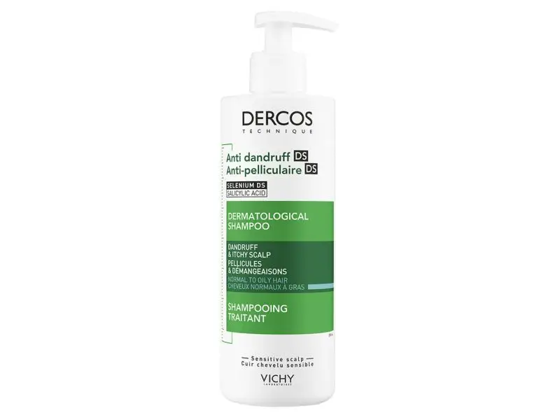 VICHY DERCOS šampón PROTI LUPINÁM normálne až mastné  vlasy 390ml