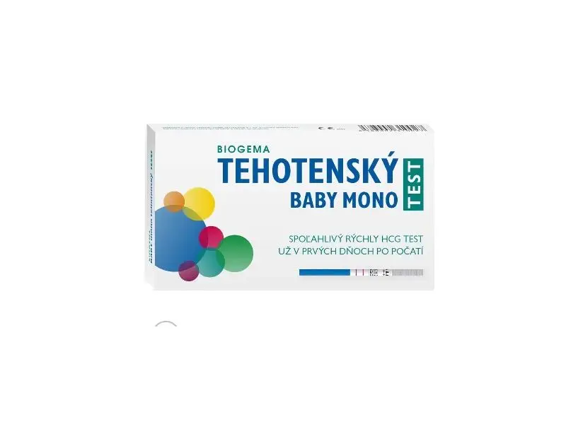 BIOGEMA Tehotenský test MONO 1ks modrý