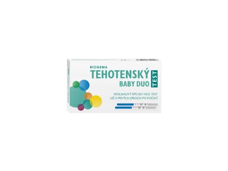 BIOGEMA Tehotenský test KOMFORT DUO 2ks