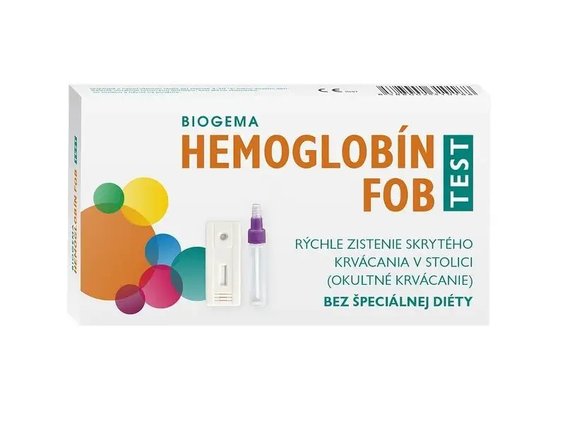 BIOGEMA HEMOGLOBÍN test na krvácanie v stolici 1ks