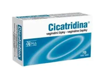 CICATRIDINA  vaginálne čapíky 10x 2 g