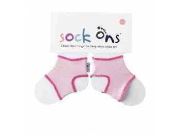 Sock Ons Návleky ne detské ponožky, Baby Pink - Veľkosť 6-12m