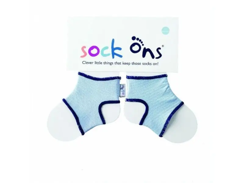 Sock Ons Návleky ne detské ponožky, Baby Blue - Veľkosť 6-12m