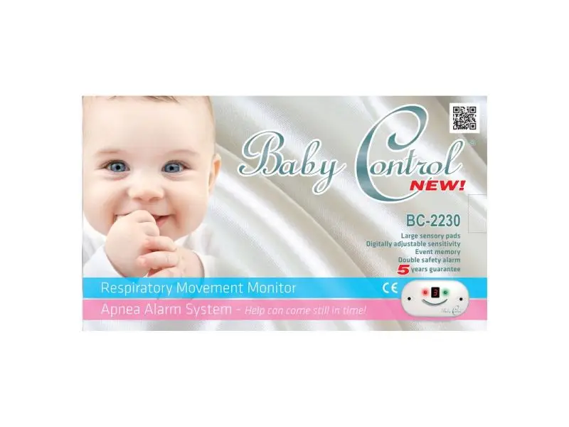 Monitor dychu Baby Control BC-2230 s 3 senzorovými podložkami