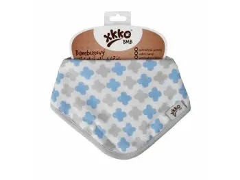 XKKO BMB Slintáčik/Šatka, Scandinavian Baby Blue Cross (1ks)