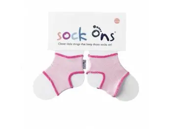 Sock Ons Návleky ne detské ponožky, Baby Pink - Veľkosť 0-6m