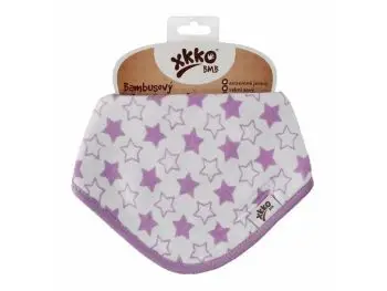 XKKO BMB - Slintáčik/Šatka, Little Stars Lilac (1ks)