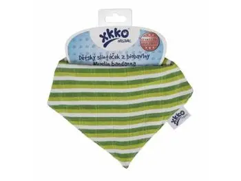 XKKO - Slintáčik Organic Staré časy Green Stripes
