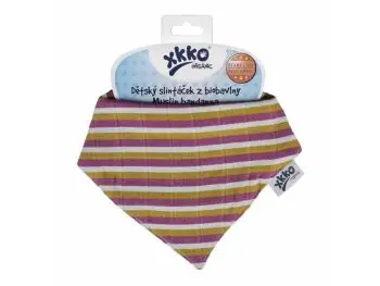 XKKO - Slintáčik Organic Staré časy Violet Stripes