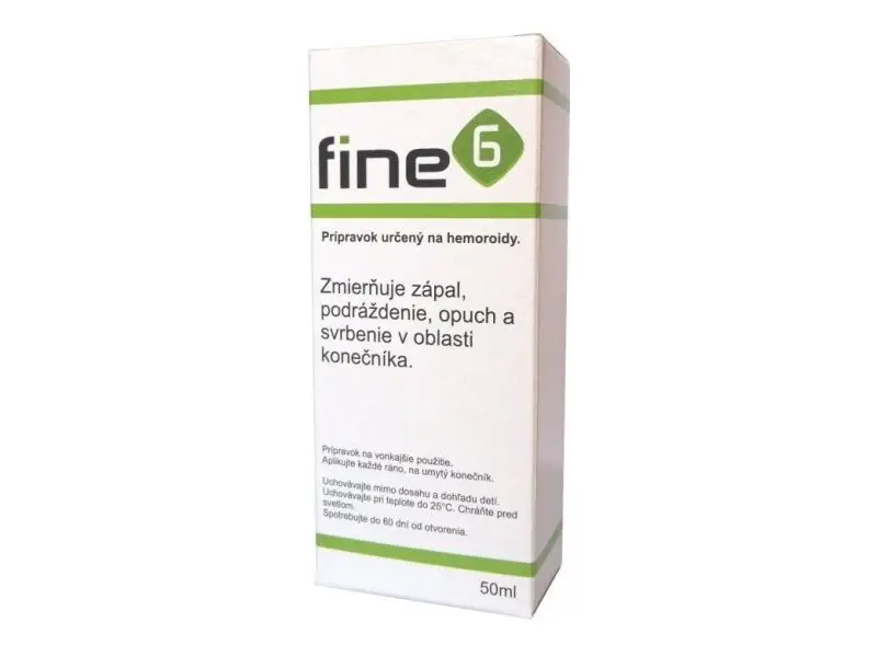 FINE 6 OLEJ NA HEMOROIDY 50 ml