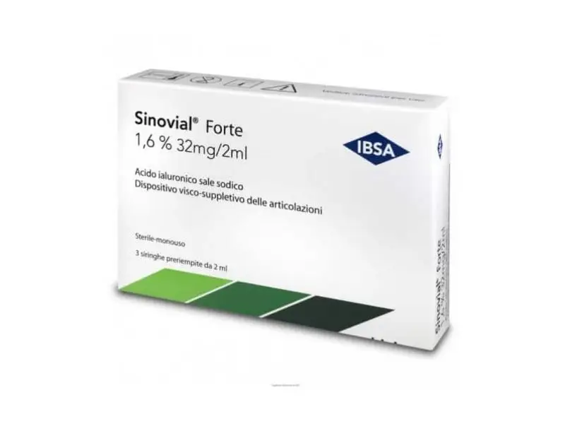 Sinovial FORTE 1,6 % viskoelastický roztok kys. hyalurónovej (16 mg/2 ml) 1x2 ml
