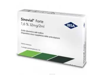 Sinovial FORTE 1,6 % viskoelastický roztok kys. hyalurónovej (16 mg/2 ml) 1x2 ml