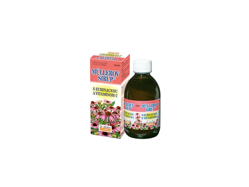 MÜLLEROV SIRUP S ECHINACEOU A VITAMÍNOM C 245ml