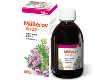 MÜLLEROV SIRUP S MATERINOU DÚŠKOU A VIT. C 245ml